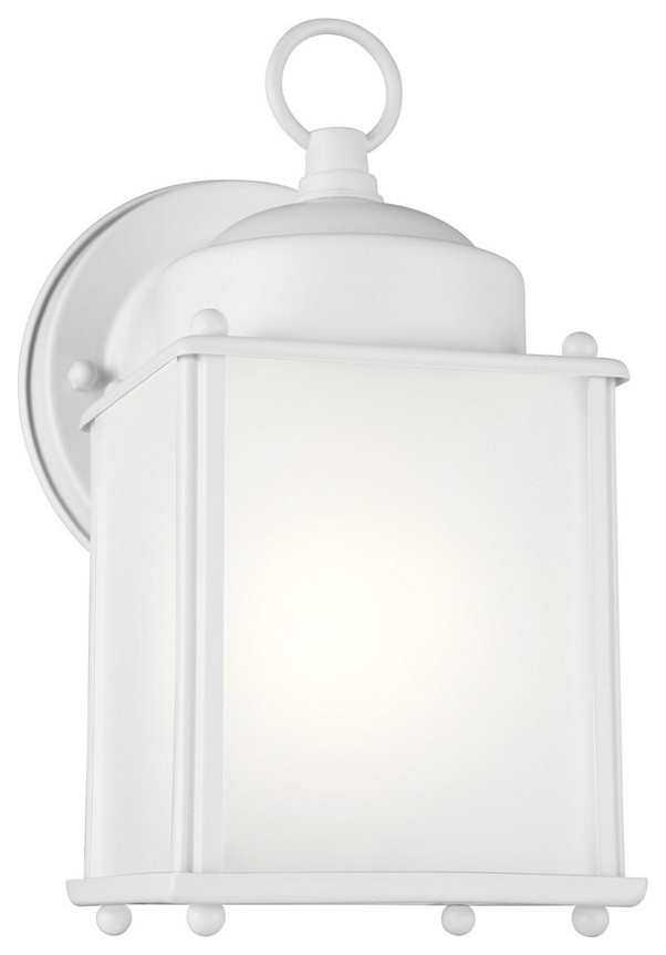 9.5W One Light Outdoor Wall Lantern in Traditional Style   4.25 inches wide by   Transitional   Outdoor Wall Lights And Sconces   by Bailey Street Home  Houzz