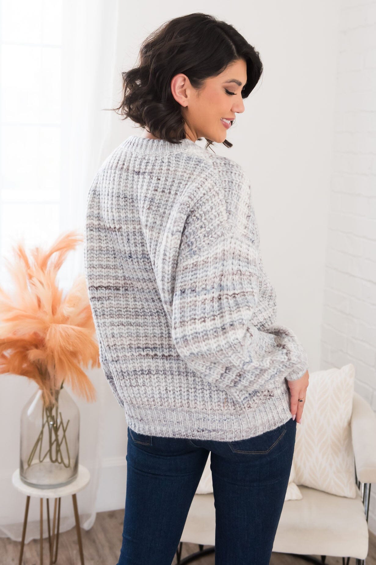 Joyful Night Modest Sweater