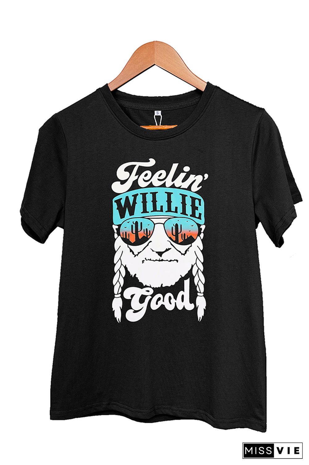 Feelin' Good Short Sleeve Graphic Tee Wholesale