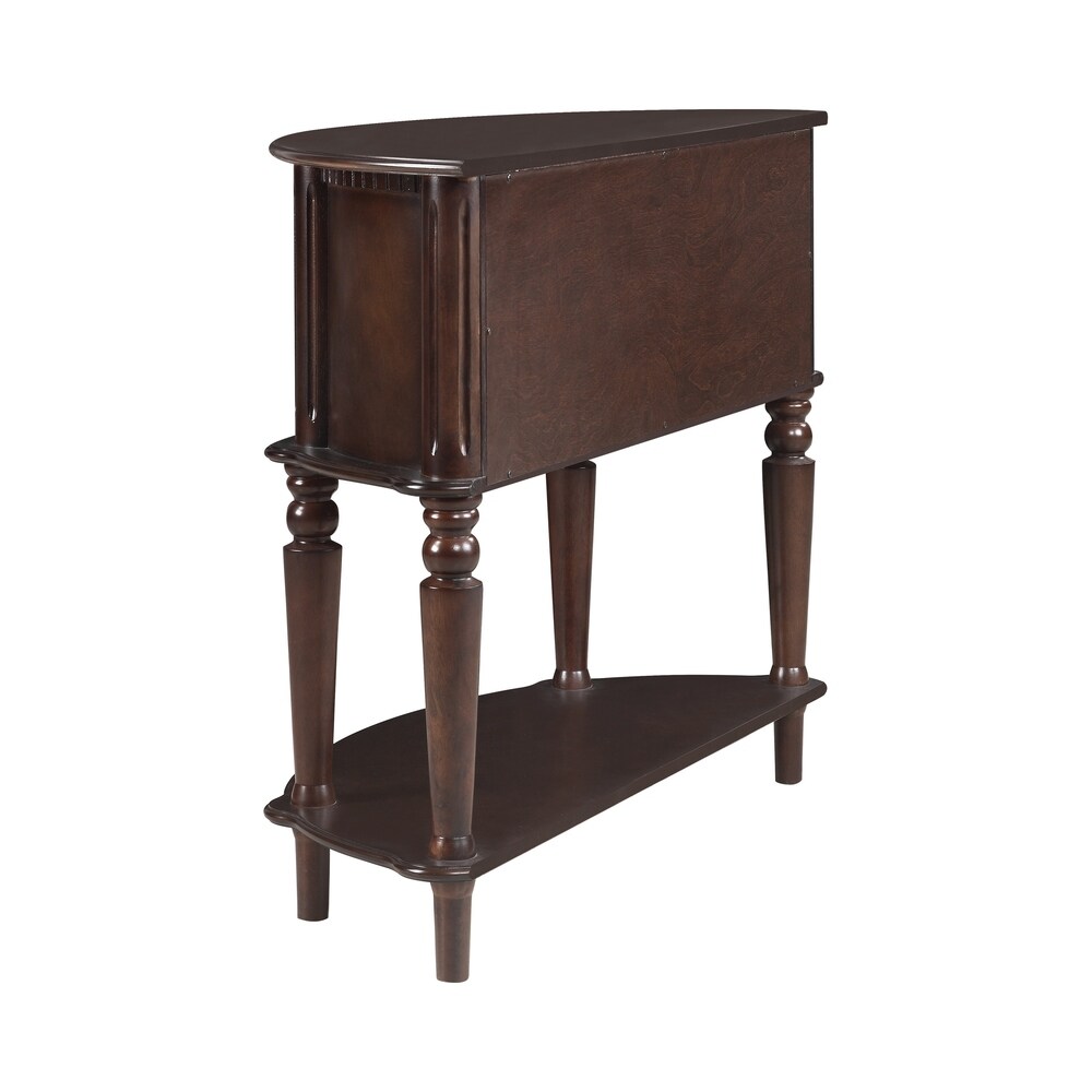 Brown Traditional Entryway Console Table