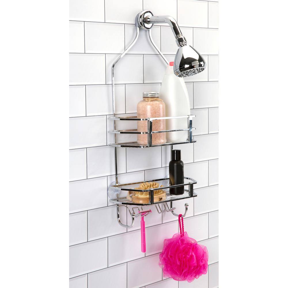 Bath Bliss Square Wire Shower Caddy - Moderno -CHR 23384-CHR