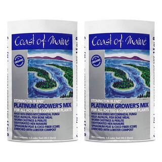 Coast of Maine CMSBO15 Garden Stonington Blend Organic Growers Mix (2-Pack) 2 x 1cbSBPGM1.5CF