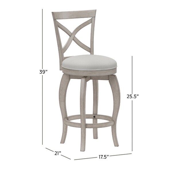 Hillsdale Furniture Ellendale Wood Swivel Stool