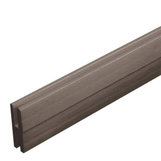 Barrette Outdoor Living 1.88 in. Espresso Vinyl Divider Molding 73053439