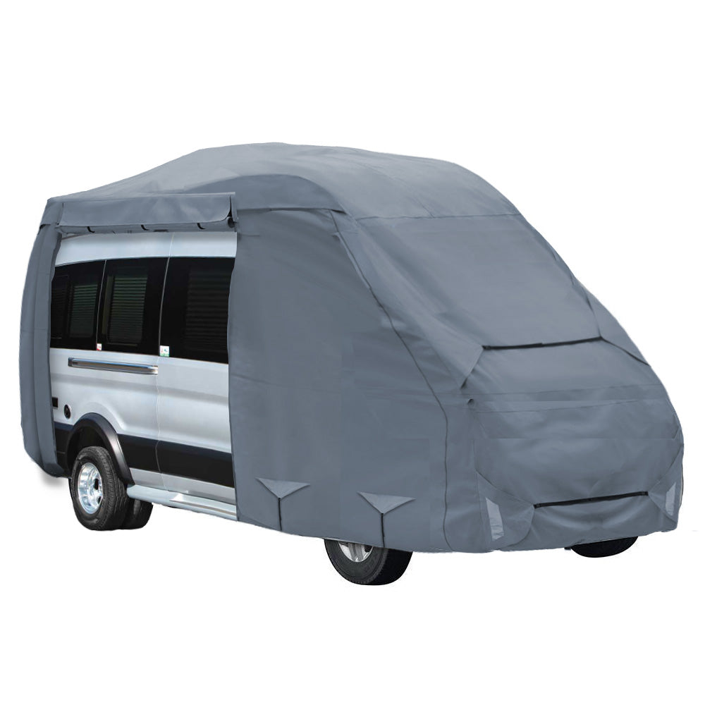 GEARFLAG Class B RV Cover 4 Layers Reinforced Windproof Side-Straps Anti-UV Water-Resistance Heavy Duty for Camper Van and Conversion Van(Fits 17' - 20')