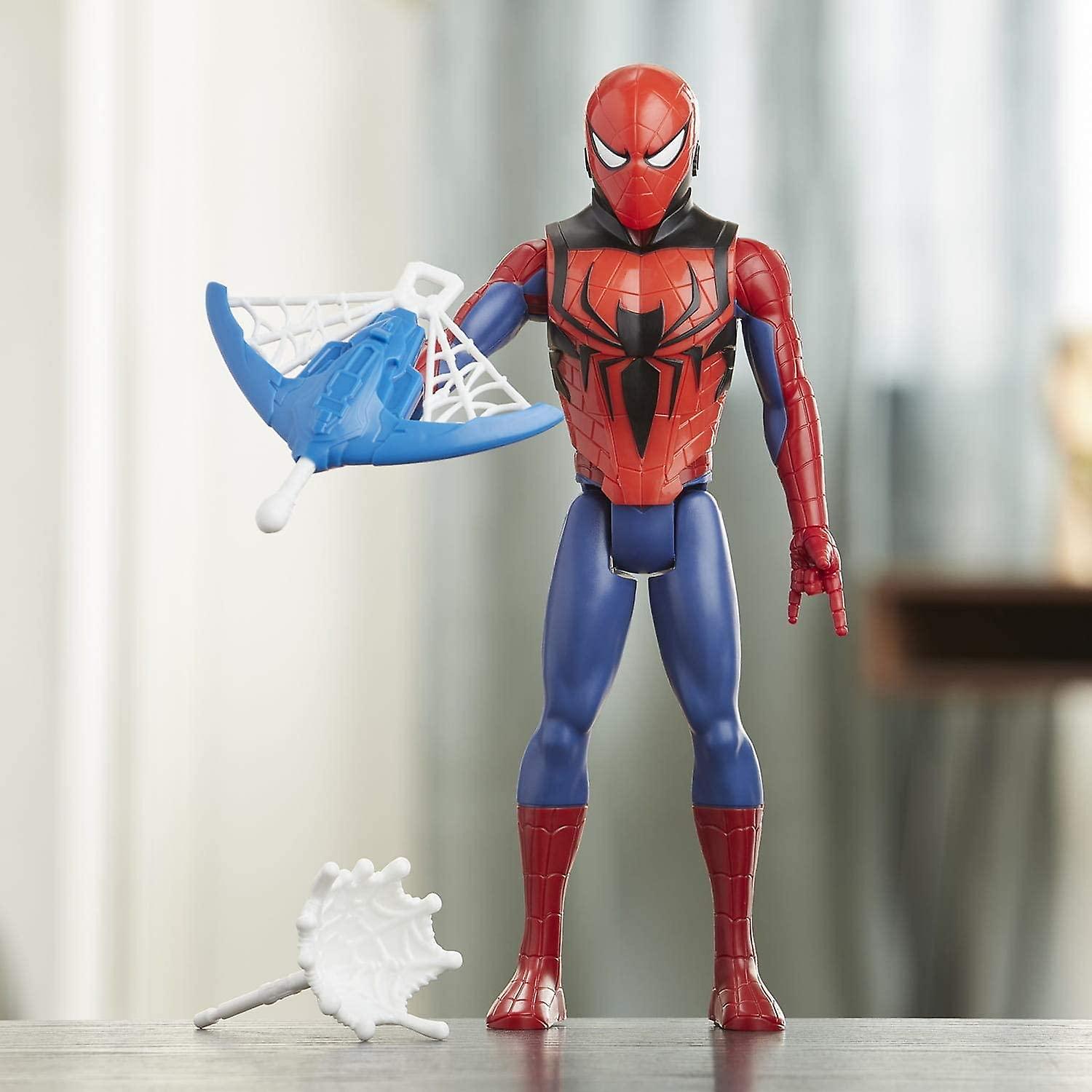 Marvel Spider-Man Titan Hero Figure Spider-Man With Blast Gear Louncher 30cm