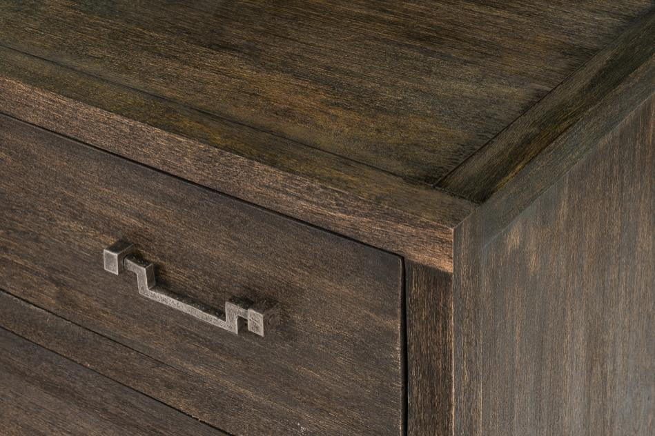 Chest of Drawers SARREID BAUHAUS Eclectic Old Stain Brushed Gray   Midcentury   Accent Chests And Cabinets   by EuroLuxHome  Houzz