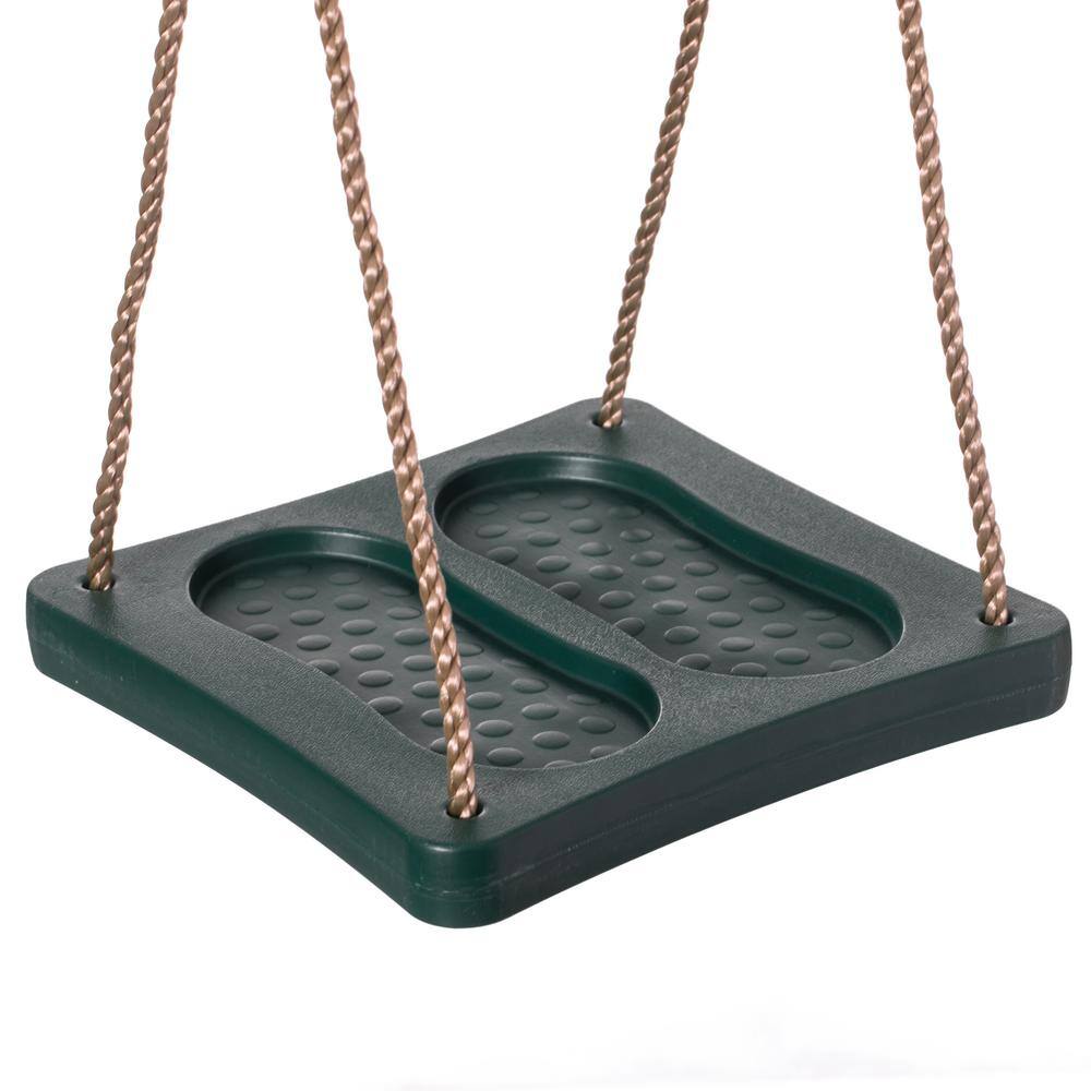 PLAYBERG Adjustable Plastic Standing Swing Outdoor Kids Playground Stand Up Swing Green QI003584.GN