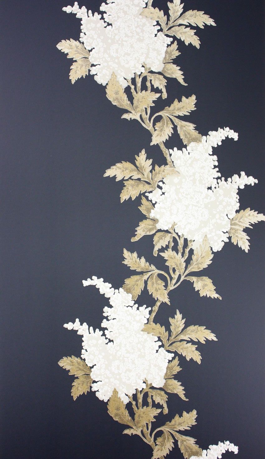 Sample Lomasi Wallpaper in Beige from the Giverny Collection