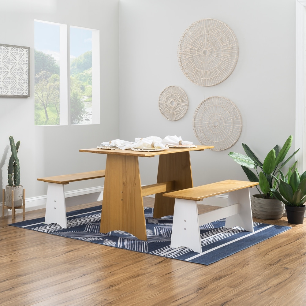 Beatty Farmhouse Rectangle Breakfast Table