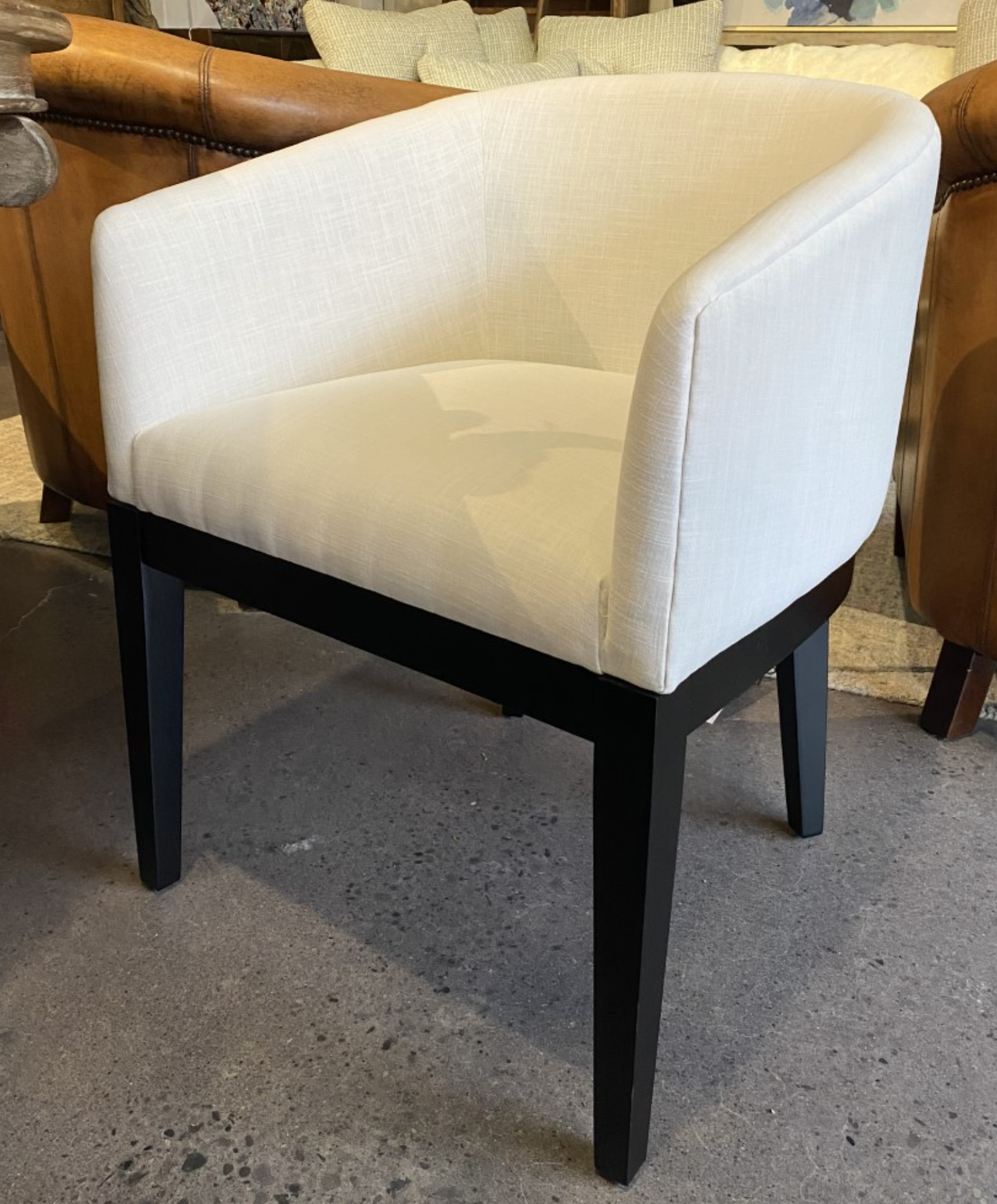 LINEN DINING CHAIR