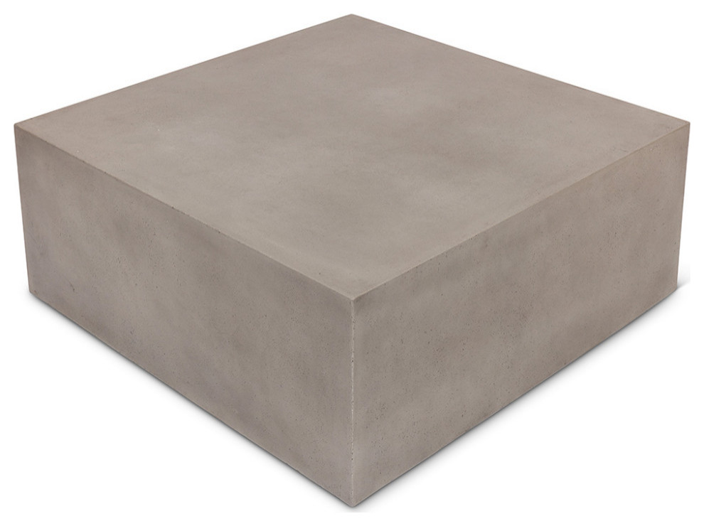 Angosto Square Coffee Table Large   Contemporary   Coffee Tables   by Peachtree Fine Furniture  Houzz