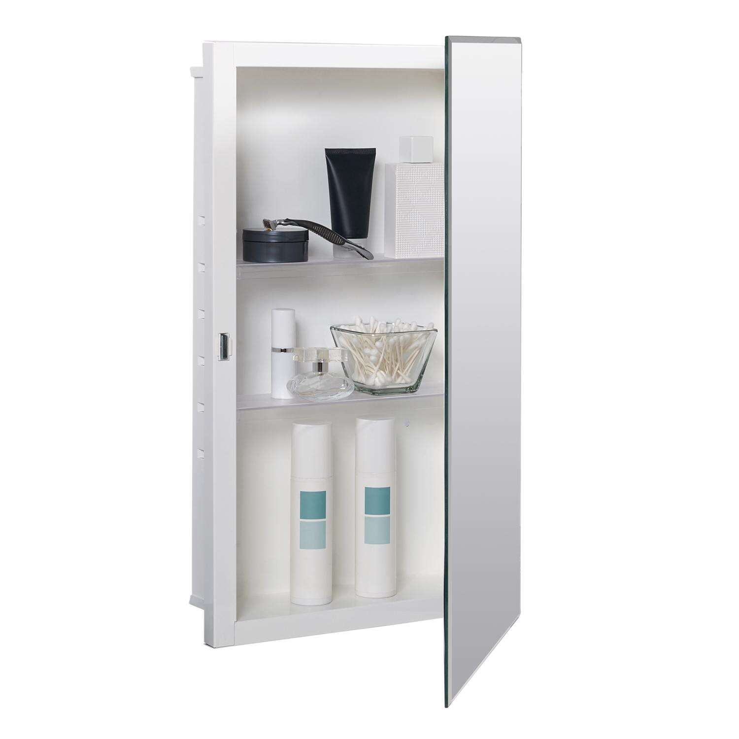 Zenith Products 26 in. H X 16 in. W X 4-1/2 in. D Rectangle Medicine Cabinet/Mirror