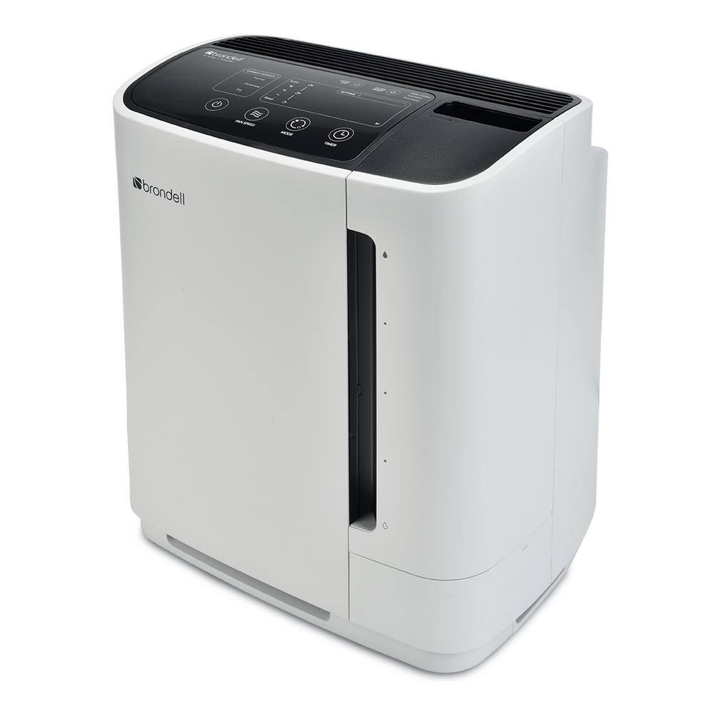 Brondell O2+ Revive TrueHEPA Air Purifier Humidifier in White PR50-W