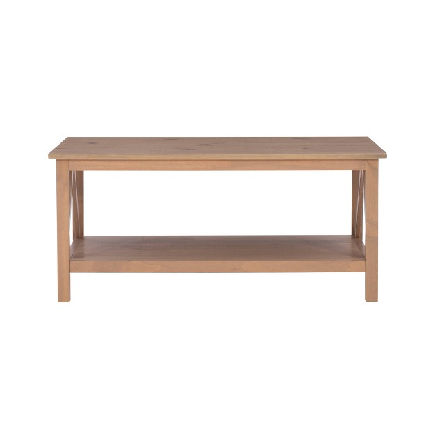 Titian Coffee Table Driftwood Linon