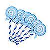 36pcs Lollipop Cupcake Picks Paper Birthday Cake Toppers Lovely Lollipop Bow Cake Decorations Dessert Table Decorative Supplies Creative Lollipop Cake