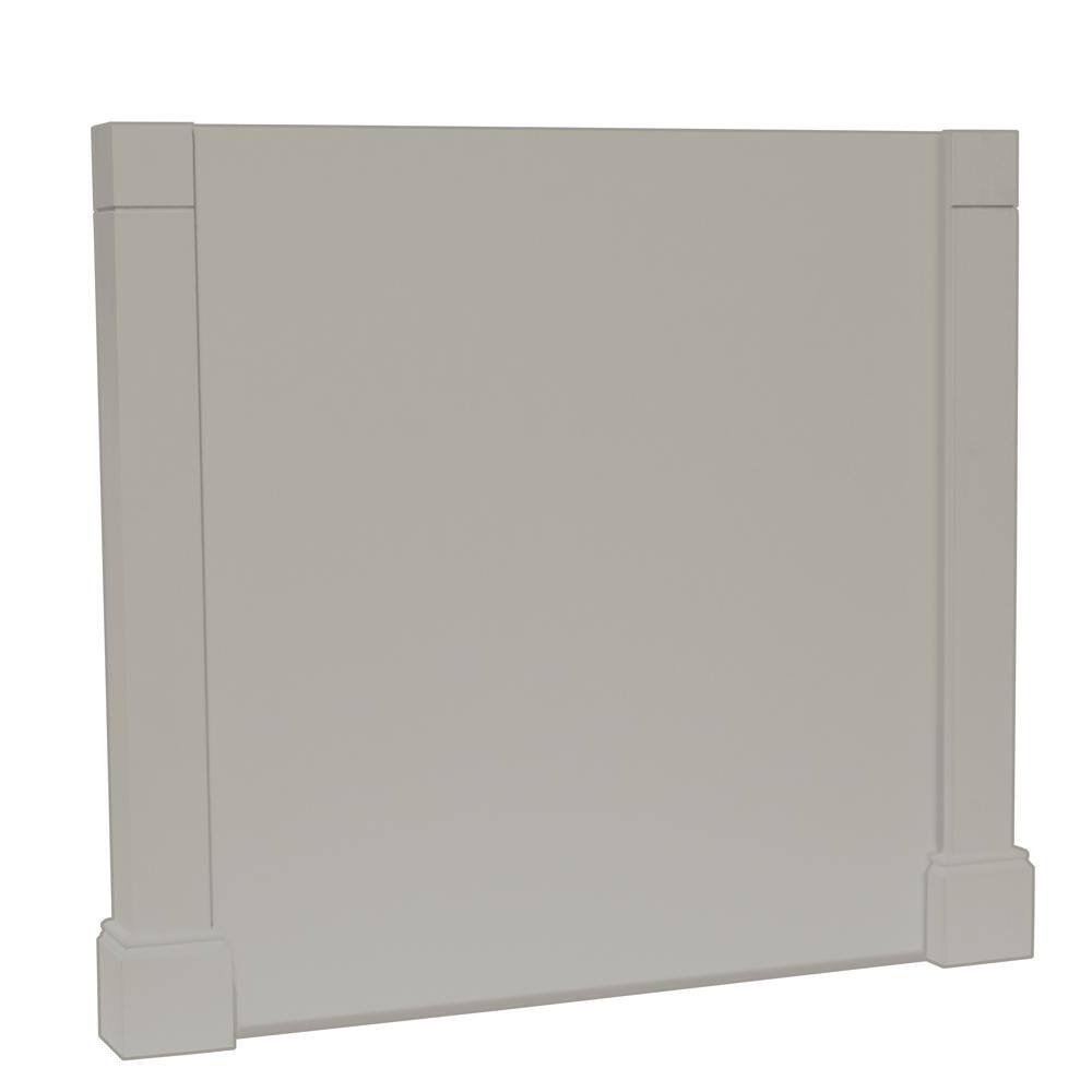 Hampton Bay 3x34.5x37.5 in. Decorative Island End Panel in Dove Gray KADPK337-DV