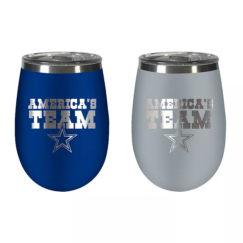 Dallas Cowboys Wine Tumbler Set