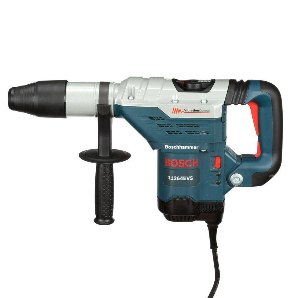 Bosch 13 Amp Corded 1-5/8 in. SDS-max Variable Speed Rotary Hammer Drill with Auxiliary Side Handle and Carrying Case 11264EVS