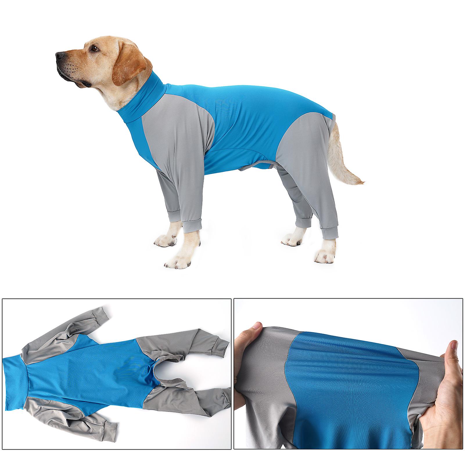 Dog Sweatshirts Four Legs Pet Jackets For Small Medium Large Dogs Blue Large