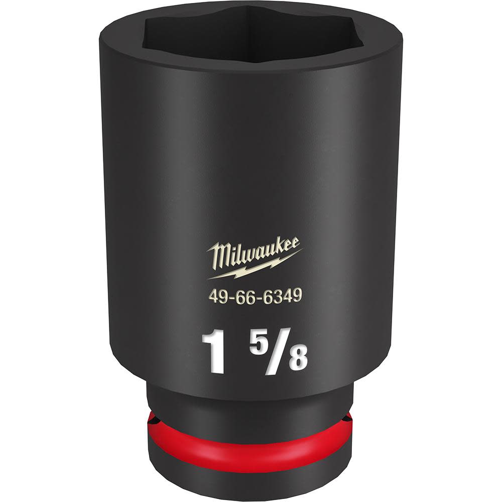 Milwaukee Impact Socket 3/4 Drive 1 5/8 Deep 6 Point 49-66-6349 from Milwaukee