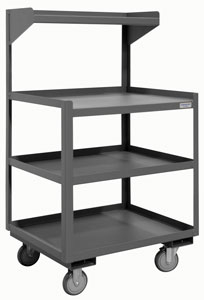 Durham PSD 2430 4 95 Mobile Shop Desks  4 Shelves ...