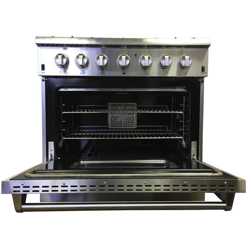 Thor Kitchen 36-inch Freestanding Dual-Fuel Range HRD3606U