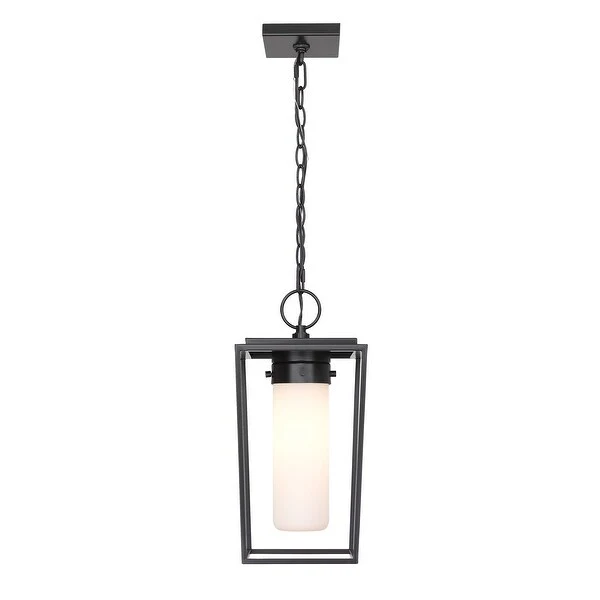 Sheridan 1 Light Outdoor Chain Mount Ceiling Fixture - Black