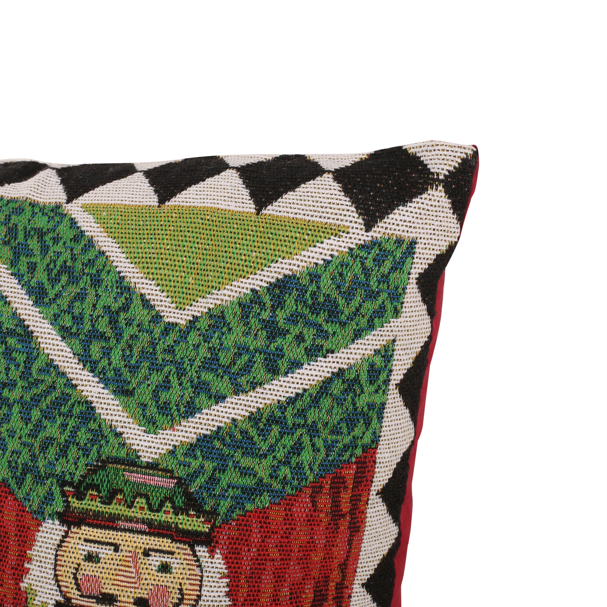 Bayou Modern Fabric Christmas Throw Pillow