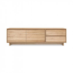 Meuble TV Wave 210X46X60CM Chêne Ethnicraft - Mobilier Intérieur - GRIIN