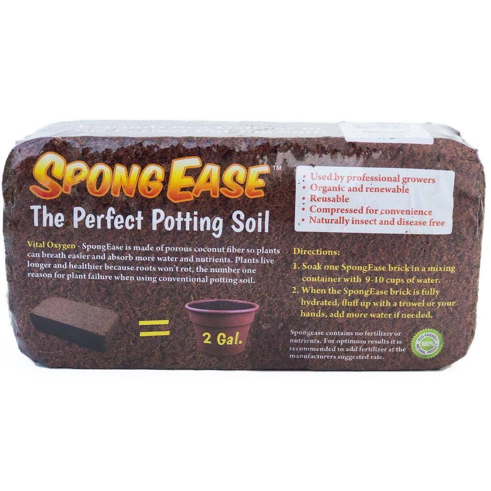 SpongEase 2 Gal. Brick- The Perfect Potting Soil (3-Pack) ENRSP2GBRICK