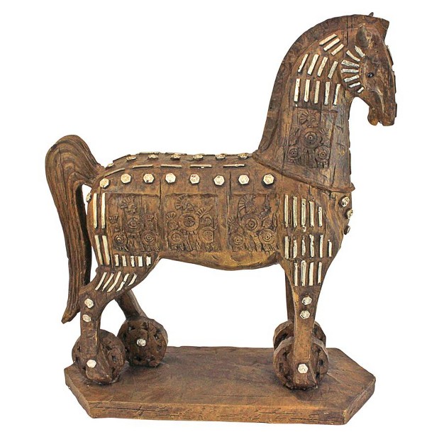 Design Toscano The Legendary Trojan Horse Sculpture