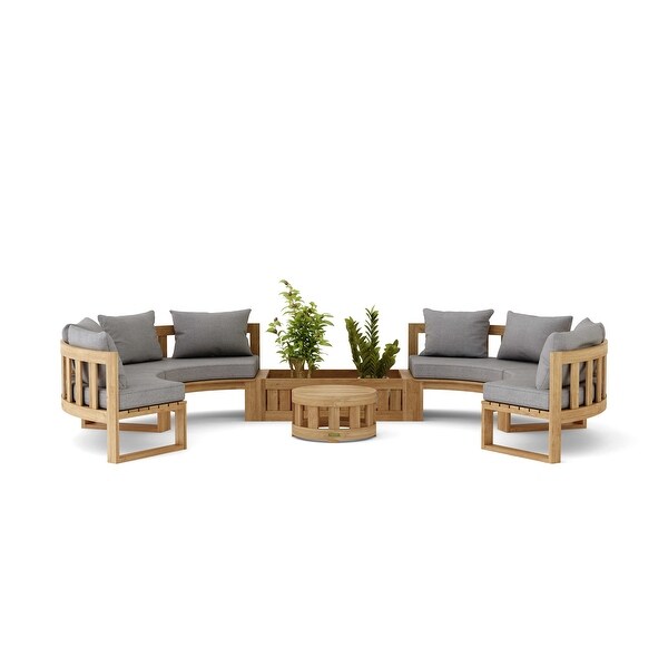 SET809 Circular Modular Deep Seating Set