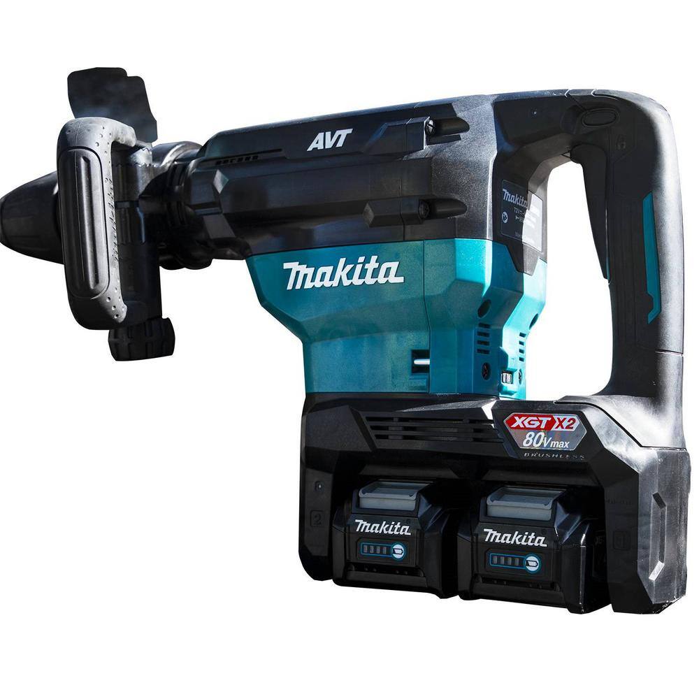 Makita 40V max X2 XGT 80V max Brushless Cordless 28 lb. AVT Demolition Hammer Kit AWS 4.0Ah GMH02PM