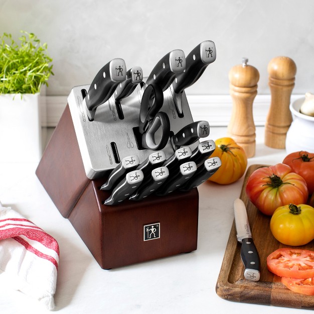 Henckels Forged Accent 16 pc Self sharpening Knife Block Set