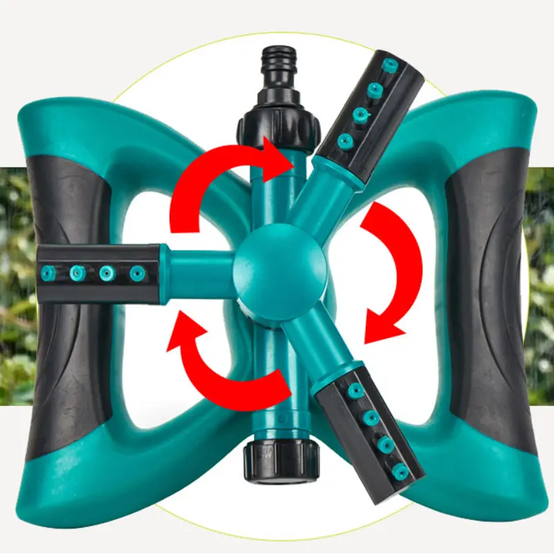 Automatic 360 Rotating Adjustable Large Area Yard Lawn Sprinkler Vortex Garden Sprinkler Oscillating Sprinkler Watering Sprayer