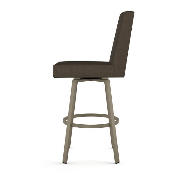 Amisco Hartman Swivel Counter and Bar Stool