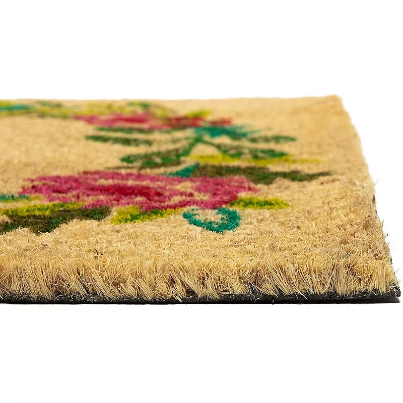 Natural Coir Doormat， Welcome to Our Nest Mat (30 x 17 in)