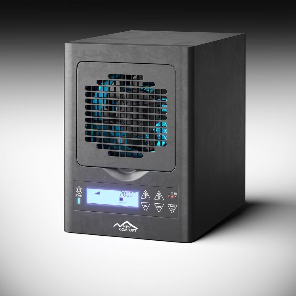 New Comfort Black BL 3000 6 Stage Ozone Generator Air Purifier with Electronic Display BH30002013