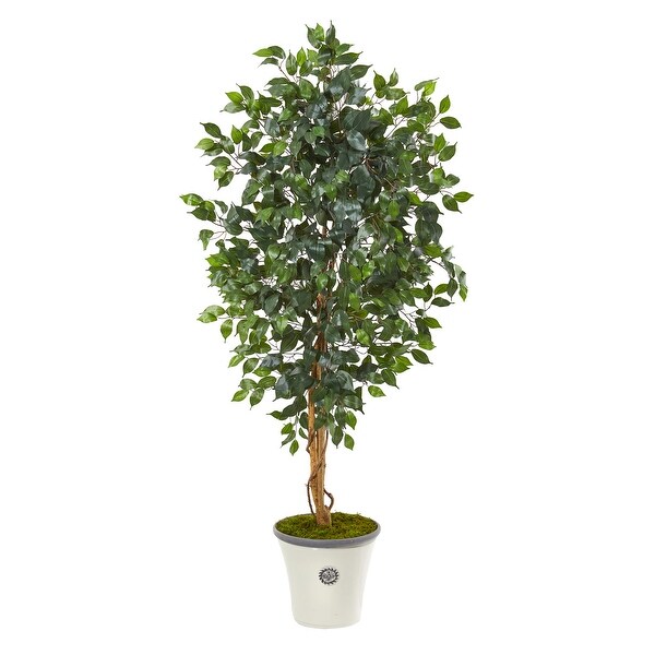 65 Ficus Artificial Tree in Decorative Planter