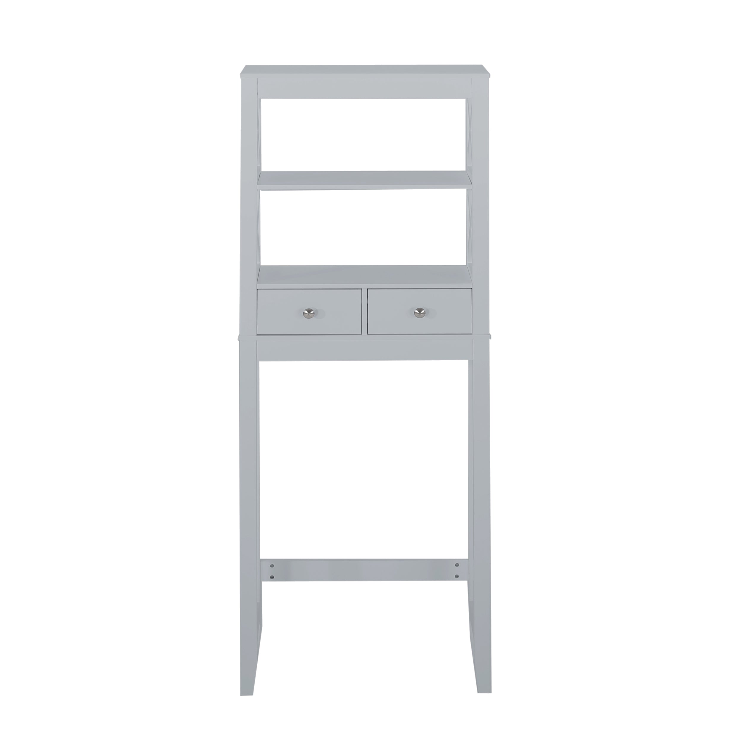 Lewis Modern Over-the-Toilet Storage Rack with Drawers