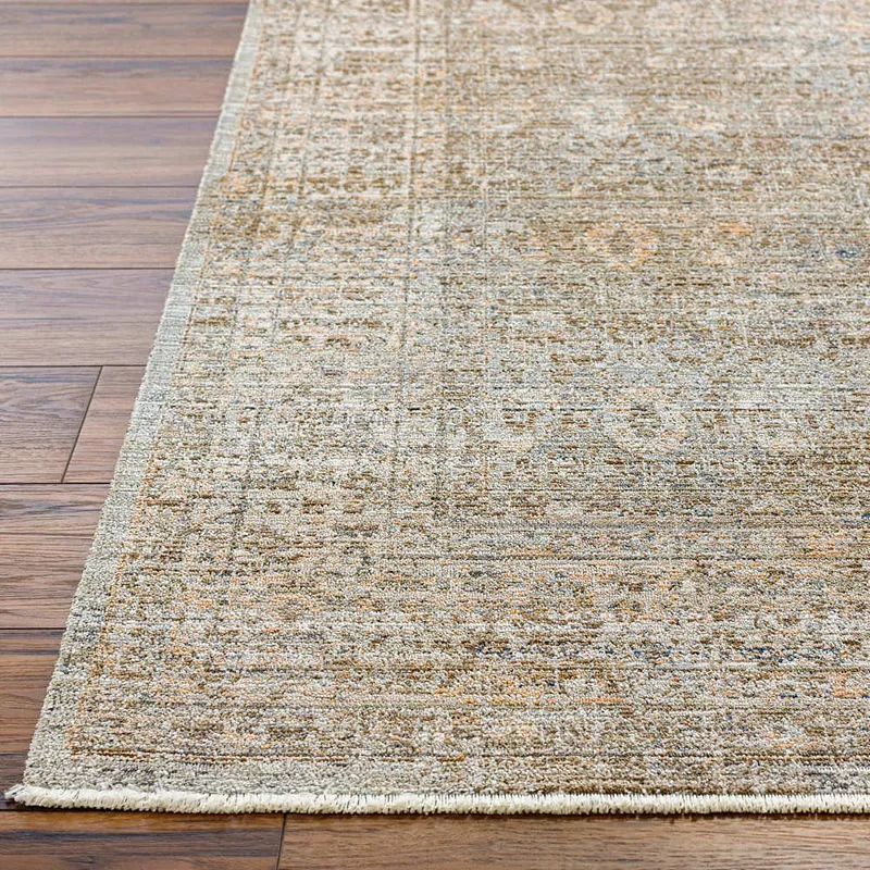 Moshe Traditional Washable Area Rug