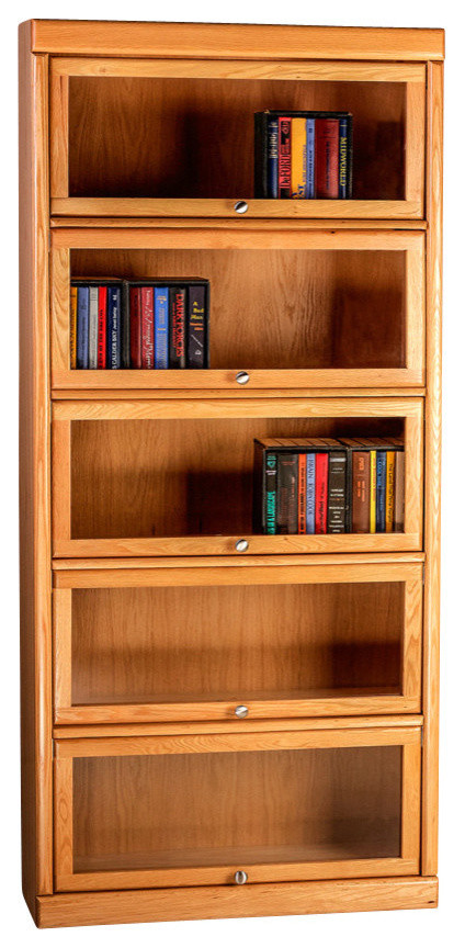 Bullnose Oak Lawyers Bookcase   Transitional   Bookcases   by Oak Arizona  Houzz