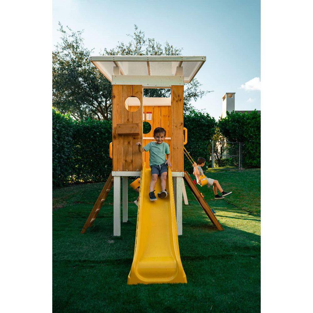 Avenlur Avenlur Forrest Modern outdoor wooden swing set MDRN-SWNG