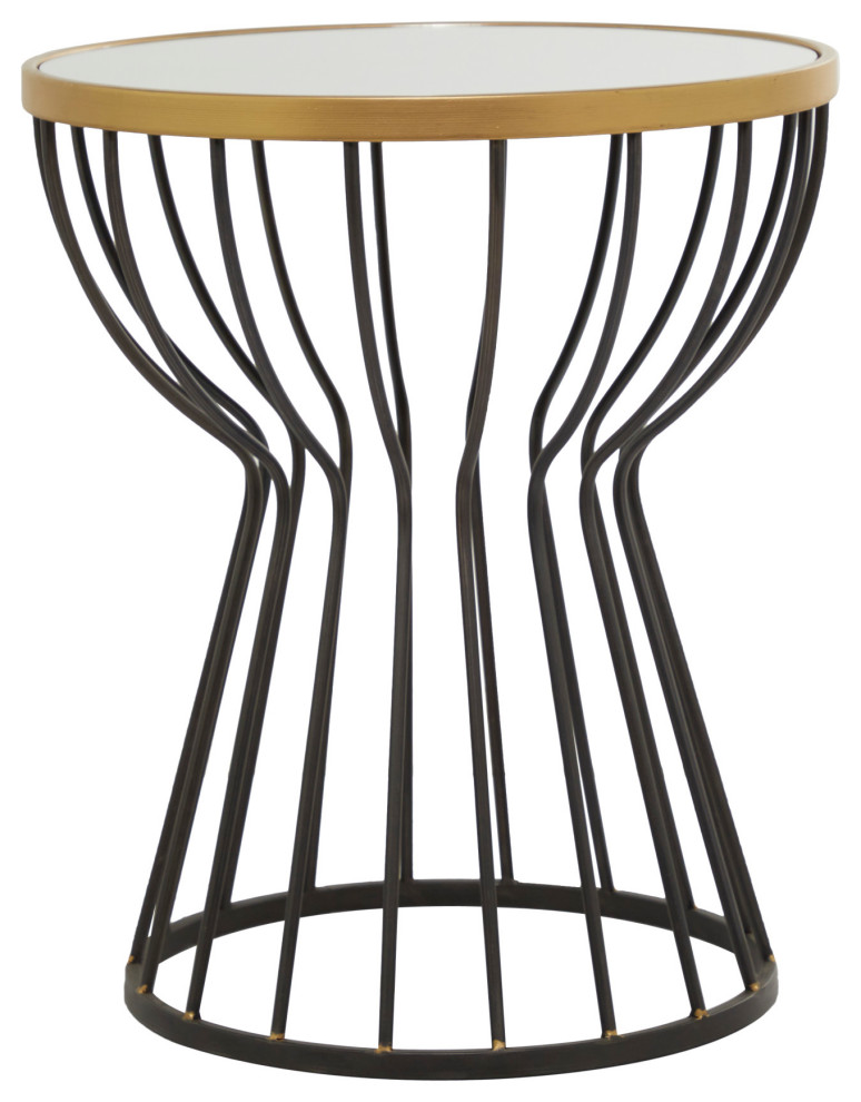 Contemporary Black Metal Accent Table 561528   Transitional   Side Tables And End Tables   by Brimfield  ampMay  Houzz