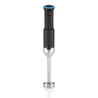 Chefman Rechargeable Variable Speed Hand Blender -Black Food Grinder With Stainless Blade Connector RJ19-RS1