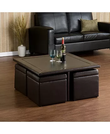 Southern Enterprises Pender Storage Cube Table Set