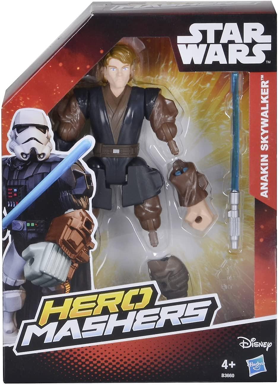 4-Pack Star Wars Hero Mashers Flexible Action Figures 15cm