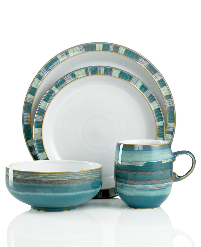 Denby Dinnerware Azure Coast 4-Piece Place Setting