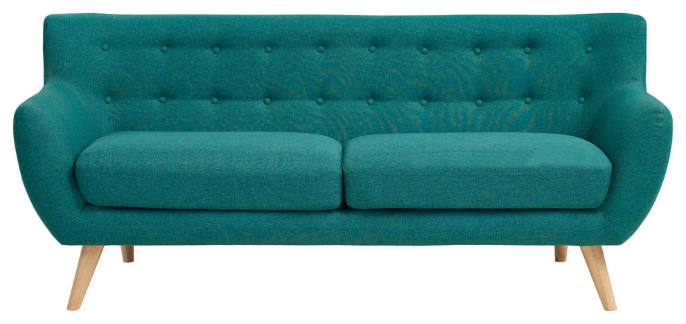 Remark Upholstered Fabric Sofa by Modway   Midcentury   Sofas   by Modern Furniture LLC  Houzz